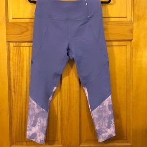 🧘🏻‍♀️ CALIA Carrie Underwood Yoga Pants 7/8 Spliced Leggings Periwinkle